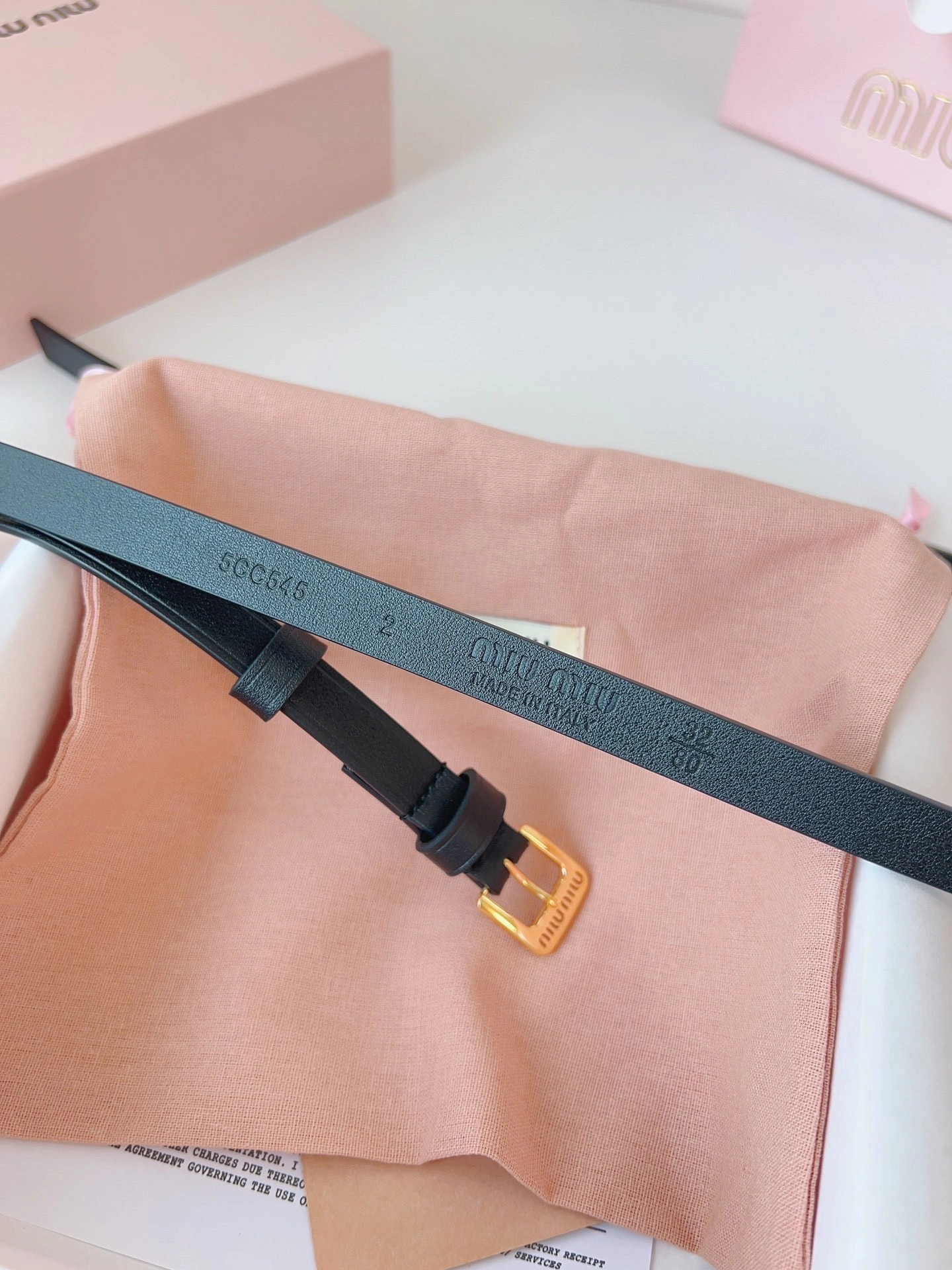 Barbara-- 7iu7iu Calfskin 1.5cm item:D-S179F0733